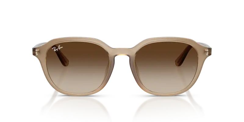 Ray - Ban Unisex RB4459D 616613 Occhiali da sole Acetato Beige Marrone Squadrata Normale Sfumato miniatura 2