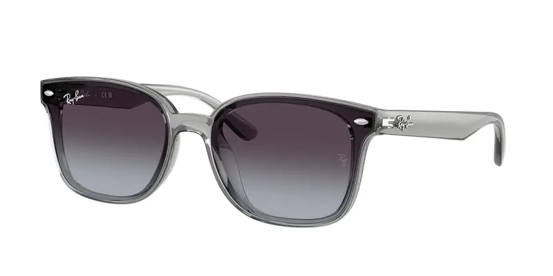 Ray - Ban Unisex RB4461D 64508G Occhiali da sole Nylon Grigio Grigio Squadrata Normale Sfumato