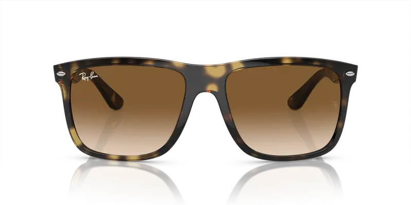 Ray - Ban Unisex RB4547 BOYFRIEND TWO 710/51 Occhiali da sole Iniettato Tartaruga Marrone Squadrata Normale Sfumato miniatura 2