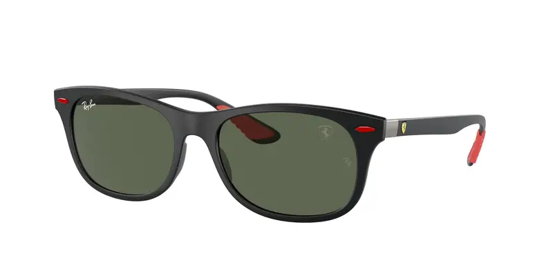 Ray - Ban Unisex RB4607M F60271 Occhiali da sole Peek Nero Verde Squadrata Normale