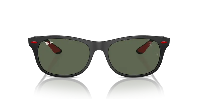 Ray - Ban Unisex RB4607M F60271 Occhiali da sole Peek Nero Verde Squadrata Normale miniatura 2