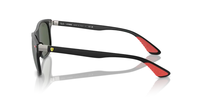 Ray - Ban Unisex RB4607M F60271 Occhiali da sole Peek Nero Verde Squadrata Normale miniatura 3