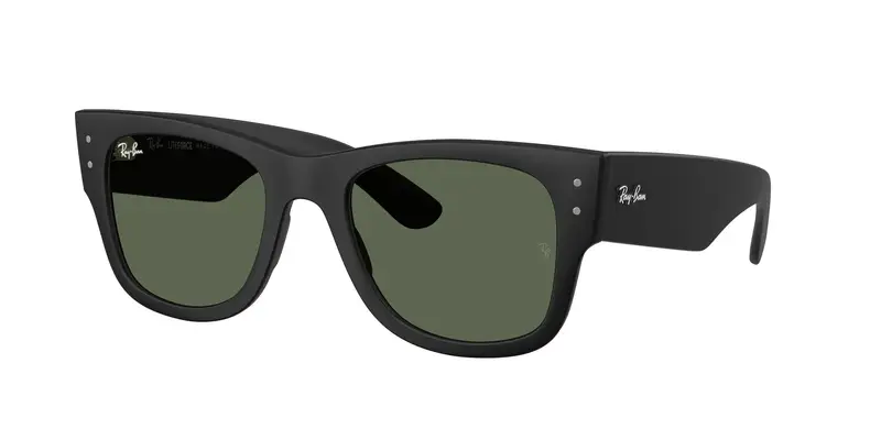 Ray - Ban Unisex RB4840S 601S71 Occhiali da sole Peek Nero Verde Squadrata Normale