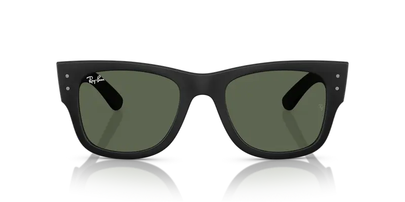 Ray - Ban Unisex RB4840S 601S71 Occhiali da sole Peek Nero Verde Squadrata Normale miniatura 2