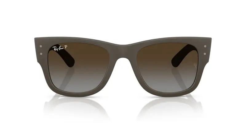 Unisex RB4840S 6124T5 Occhiali da sole Peek Marrone Marrone Squadrata Polarizzata Sfumato miniatura 3