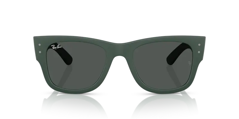 Ray - Ban Unisex RB4840S 665787 Occhiali da sole Peek Verde Grigio Squadrata Normale miniatura 2
