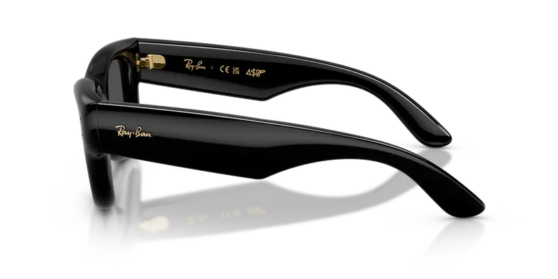 Ray - Ban Unisex RB4940 WAYFARER PUFFER 601/87 Occhiali da sole Nylon Nero Nero Squadrata Normale miniatura 3