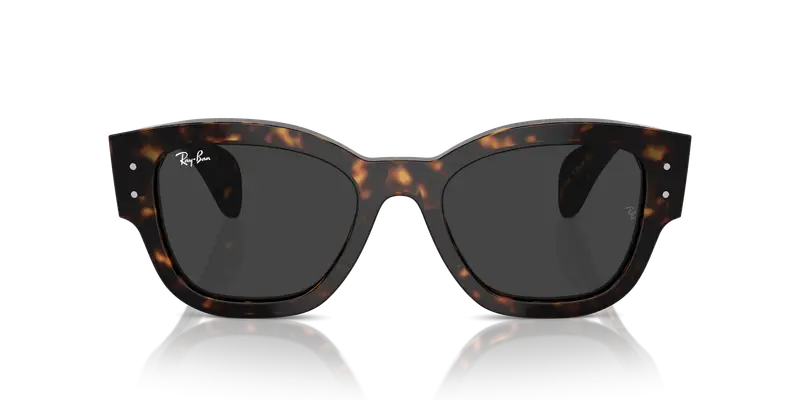 Ray - Ban Unisex RB7681S JORGE 902/48 Occhiali da sole Acetato Tartaruga Nero Squadrata Polarizzata Antiriflesso miniatura 2
