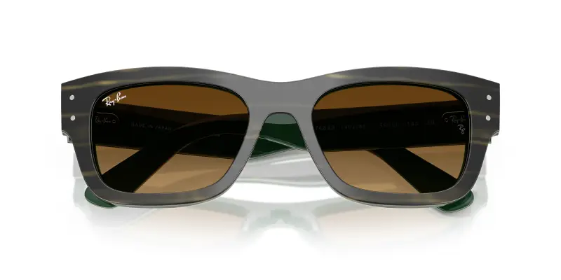 Unisex RB7683S JOSEPH 140285 Occhiali da sole Acetato Verde Marrone Squadrata Normale Sfumato miniatura 2