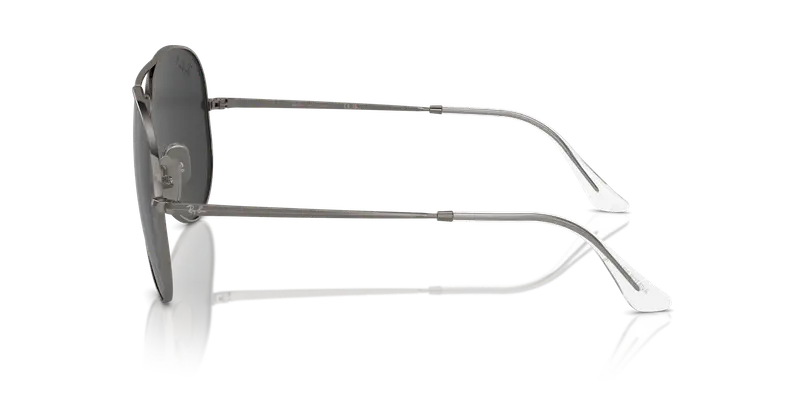 Ray - Ban Unisex RB8089 AVIATOR TITANIUM 165/48 Occhiali da sole Titanio Grigio Nero Pilot Polarizzata miniatura 3
