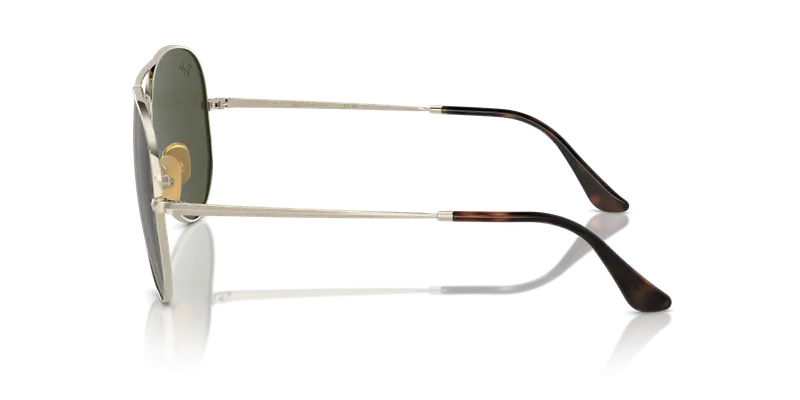 Ray - Ban Unisex RB8089 AVIATOR TITANIUM 926531 Occhiali da sole Titanio Oro Verde Pilot Normale miniatura 3