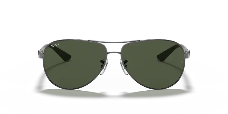 Ray - Ban Unisex RB8313 CARBON FIBRE 004/N5 Occhiali da sole Acciaio Canna di fucile miniatura 2