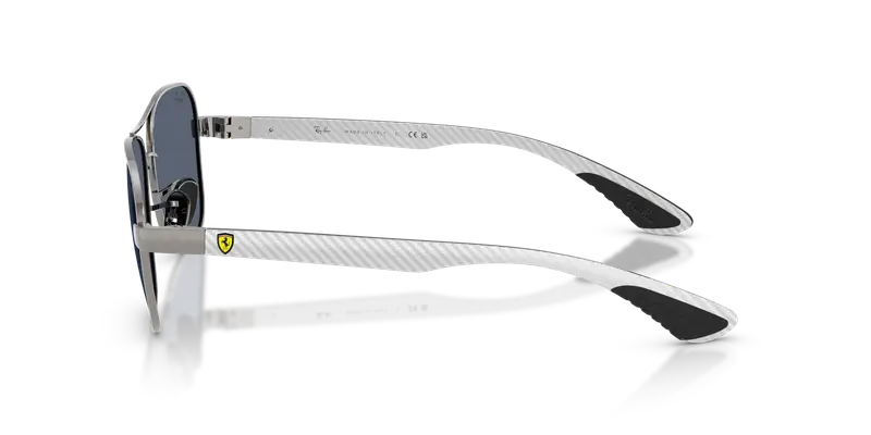 Ray - Ban Unisex RB8336M F11687 Occhiali da sole Metallo Grigio Grigio Squadrata Normale miniatura 3