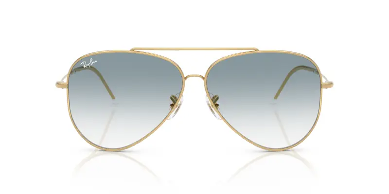 Unisex RBR0101S AVIATOR REVERSE 001/79 Occhiali da sole Metallo Oro Blu Pilot Normale Sfumato miniatura 3