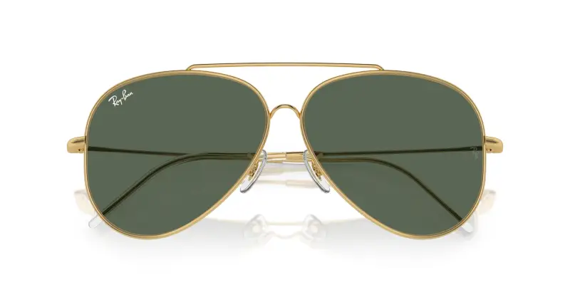 Unisex RBR0101S AVIATOR REVERSE 001/VR Occhiali da sole Metallo Oro G15 Pilot Normale miniatura 2