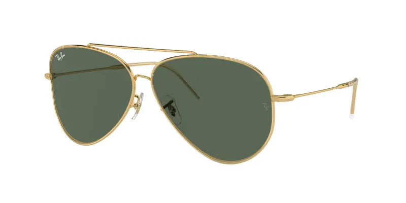 Unisex RBR0101S AVIATOR REVERSE 001/VR Occhiali da sole Metallo Oro G15 Pilot Normale