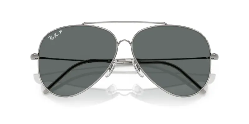 Unisex RBR0101S AVIATOR REVERSE 004/81 Occhiali da sole Metallo Grigio Grigio Pilot Polarizzata miniatura 2