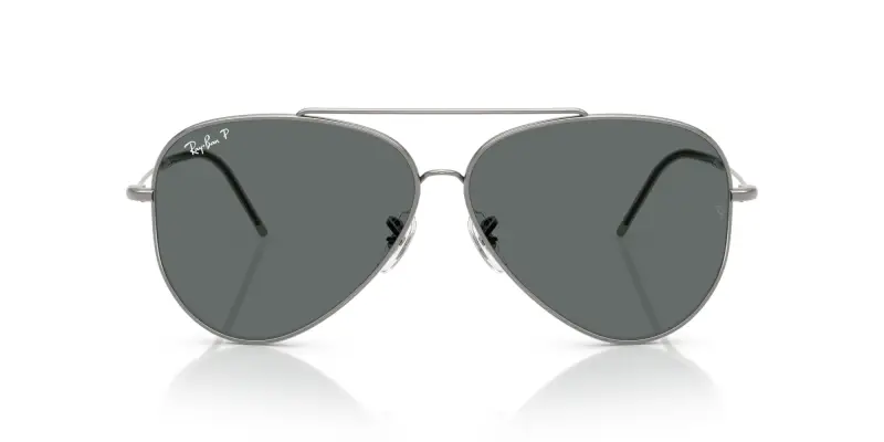 Unisex RBR0101S AVIATOR REVERSE 004/81 Occhiali da sole Metallo Grigio Grigio Pilot Polarizzata miniatura 3