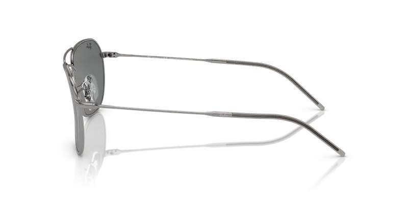 Ray - Ban Unisex RBR0102S CARAVAN REVERSE 004/GR Occhiali da sole Metallo Grigio Grigio Squadrata Normale miniatura 3