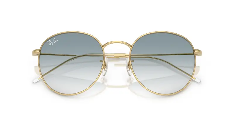 Unisex RBR0103S ROUND REVERSE 001/79 Occhiali da sole Metallo Oro Blu Pantos Normale Sfumato miniatura 2