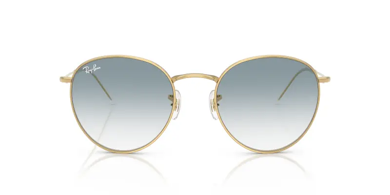 Unisex RBR0103S ROUND REVERSE 001/79 Occhiali da sole Metallo Oro Blu Pantos Normale Sfumato miniatura 3