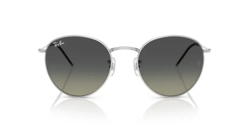 Unisex RBR0103S ROUND REVERSE 003/11 Occhiali da sole Metallo Argento Grigio Pantos Normale Sfumato miniatura 3