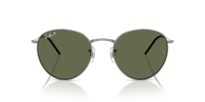 Unisex RBR0103S ROUND REVERSE 004/9A Occhiali da sole Metallo Grigio Verde Pantos Polarizzata miniatura 3