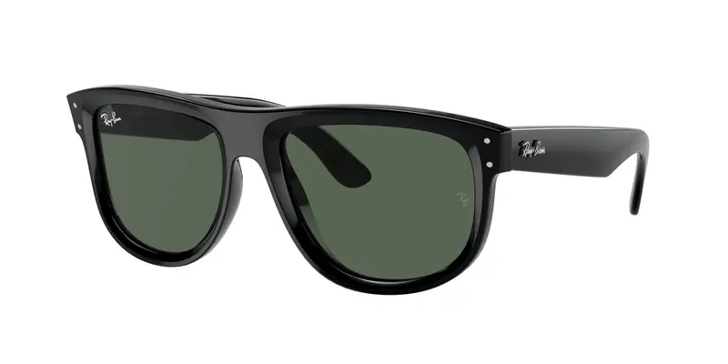Ray - Ban Unisex RBR0501S BOYFRIEND REVERSE 6677VR Occhiali da sole Iniettato Nero G15 Squadrata Normale