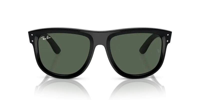 Ray - Ban Unisex RBR0501S BOYFRIEND REVERSE 6677VR Occhiali da sole Iniettato Nero G15 Squadrata Normale miniatura 2