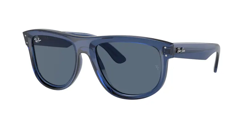 Ray - Ban Unisex RBR0501S BOYFRIEND REVERSE 67083A Occhiali da sole Iniettato Blu Blu Squadrata Normale