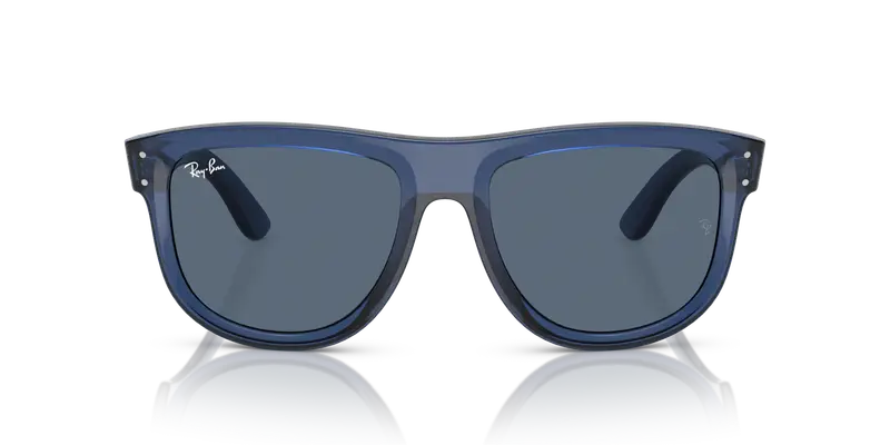 Ray - Ban Unisex RBR0501S BOYFRIEND REVERSE 67083A Occhiali da sole Iniettato Blu Blu Squadrata Normale miniatura 2