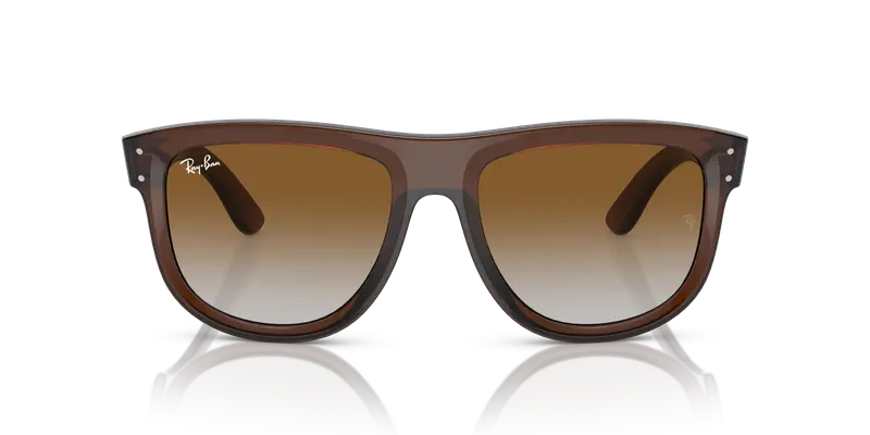 Ray - Ban Unisex RBR0501S BOYFRIEND REVERSE 6709CB Occhiali da sole Iniettato Marrone Marrone Squadrata Normale Sfumato miniatura 2