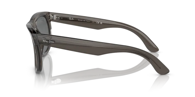 Ray - Ban Unisex RBR0502S WAYFARER REVERSE 6707GR Occhiali da sole Acetato Grigio Grigio Squadrata Normale miniatura 3