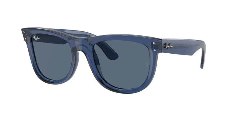 Ray - Ban Unisex RBR0502S WAYFARER REVERSE 67083A Occhiali da sole Acetato Blu Blu Squadrata Normale