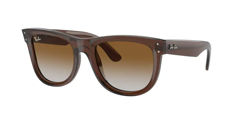 Unisex RBR0502S WAYFARER REVERSE 6709CB Occhiali da sole Iniettato Marrone Marrone Squadrata Normale Sfumato