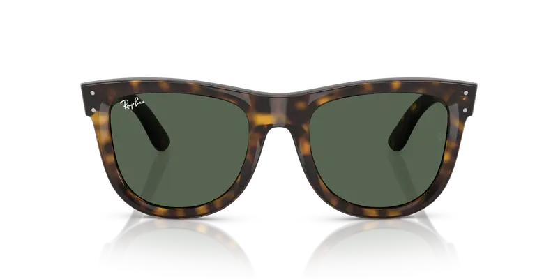 Ray - Ban Unisex RBR0502S WAYFARER REVERSE 6790VR Occhiali da sole Acetato Marrone Verde Squadrata Normale miniatura 2
