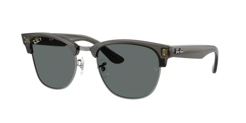 Unisex RBR0504S CLUBMASTER REVERSE 670781 Occhiali da sole Acetato Grigio Grigio Squadrata Polarizzata