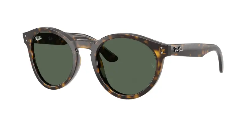 Unisex RBR0505S 6790VR Occhiali da sole Acetato Tartaruga Verde Pantos Normale