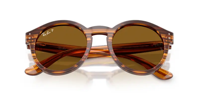 Unisex RBR0505S 679183 Occhiali da sole Acetato Marrone Marrone Pantos Polarizzata miniatura 2
