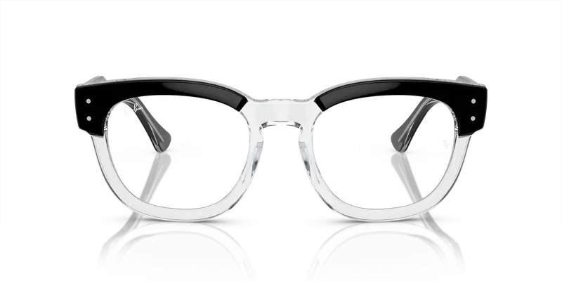 Ray - Ban Unisex RX0298V MEGA HAWKEYE 2034 Montature da vista Acetato Nero Trasparente Squadrata Normale miniatura 2