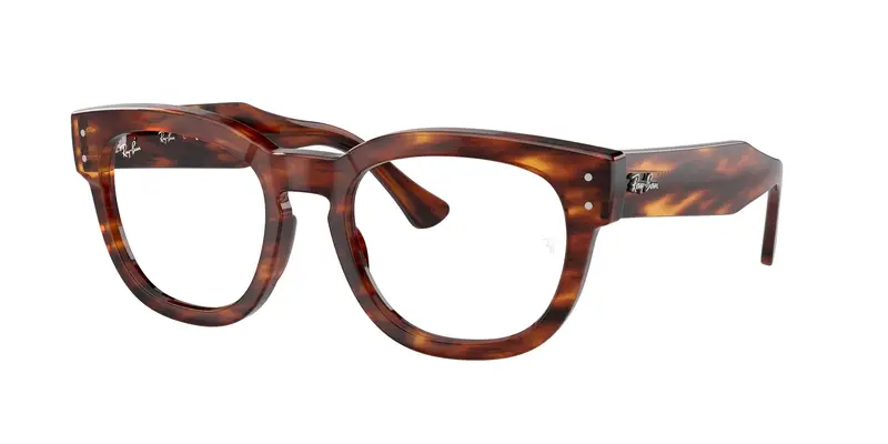 Unisex RX0298V MEGA HAWKEYE 2144 Montature da vista Acetato Marrone Trasparente Squadrata Normale