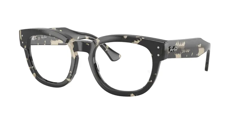 Ray - Ban Unisex RX0298V MEGA HAWKEYE 8117 Montature da vista Acetato Tartaruga Trasparente Squadrata Normale