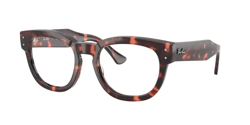 Ray - Ban Unisex RX0298V MEGA HAWKEYE 8118 Montature da vista Acetato Tartaruga Trasparente Squadrata Normale