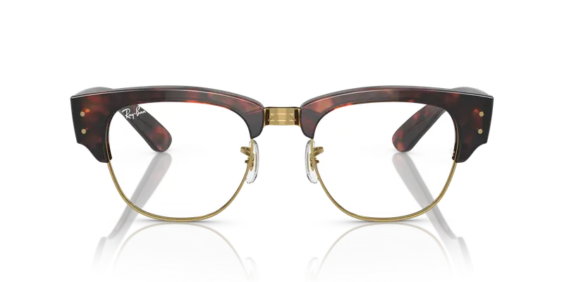 Ray - Ban Unisex RX0316V MEGA CLUBMASTER 2372 Montature da vista Acetato Tartaruga Trasparente Squadrata Normale miniatura 2