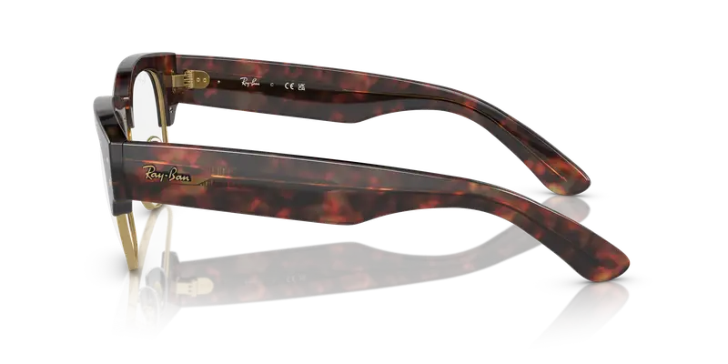 Ray - Ban Unisex RX0316V MEGA CLUBMASTER 2372 Montature da vista Acetato Tartaruga Trasparente Squadrata Normale miniatura 3