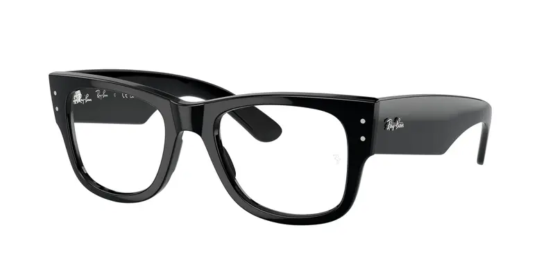 Ray - Ban Unisex RX0840V MEGA WAYFARER 2000 Montature da vista Acetato Nero Trasparente Squadrata Normale