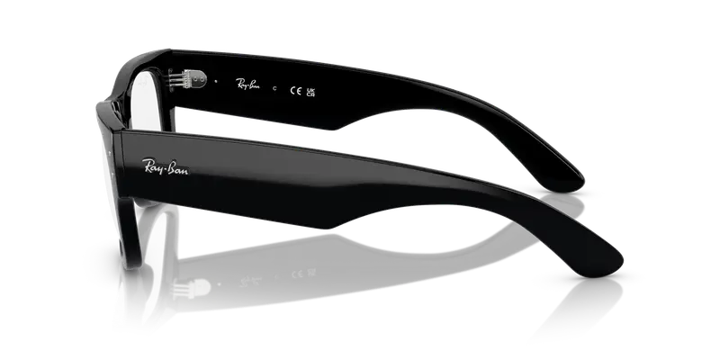 Ray - Ban Unisex RX0840V MEGA WAYFARER 2000 Montature da vista Acetato Nero Trasparente Squadrata Normale miniatura 3