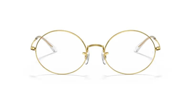 Unisex RX1970V 3086 Montature da vista Metallo Oro Rotonda miniatura 3