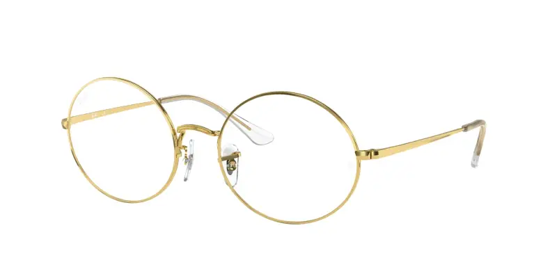 Unisex RX1970V 3086 Montature da vista Metallo Oro Rotonda