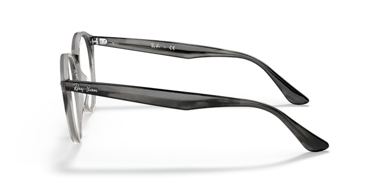 Ray - Ban Unisex RX2180V 8106 Montature da vista Plastica Havana/Grigio Pantos miniatura 3